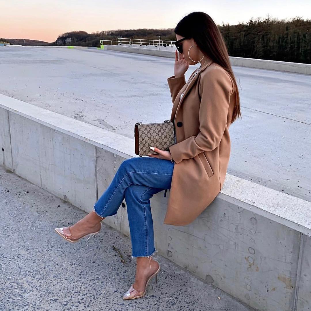 Manteau Beige Manteau Hiver Camel Manteau Ajusté Camel – Question Look