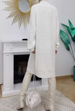 Robe Pull Mi-Longue White
