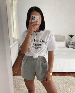 T-shirt Die For Dior Oversize White