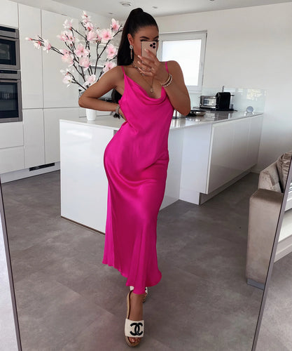 Robe Longue Fuchsia