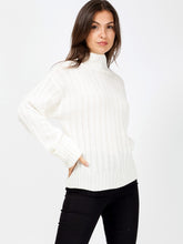 Pull Col Haut White