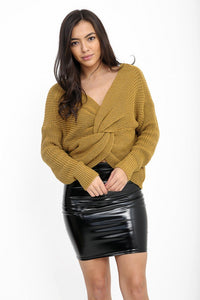 Pull Torsadé Yellow