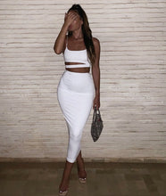 Ensemble Jupe et Top White