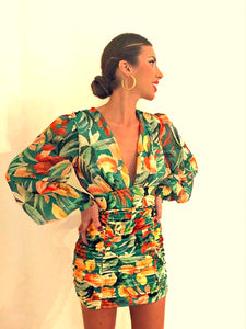 Robe Tropicale Green