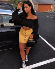 Top Bardot Black