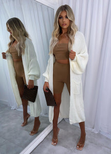 Veste Cardigan White