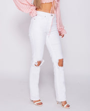 Jeans Droit Straight White