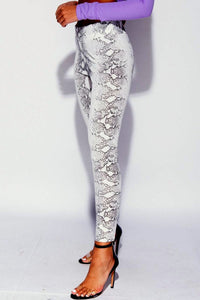 Legging Snake White